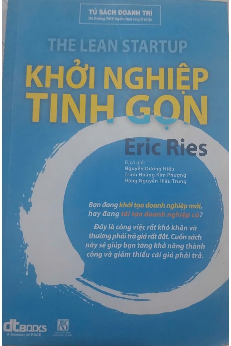 Bìa sách Khởi nghiệp tinh gọn